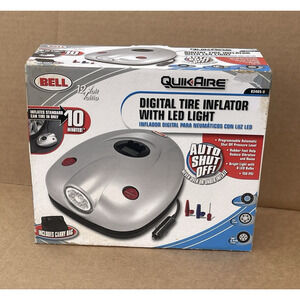 Bell Quik‎ Aire Digital Tire Inflator with LED Light 83405-8 12 Volt 150 PSI New
